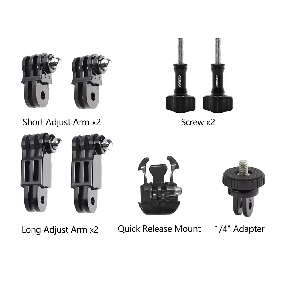Adjustable Extension Link Connector Arm Joint Accessories for Gopro Hero 13 12 11 10 9 8 7 SJCAM Insta360 DJI OSMO Action Camera