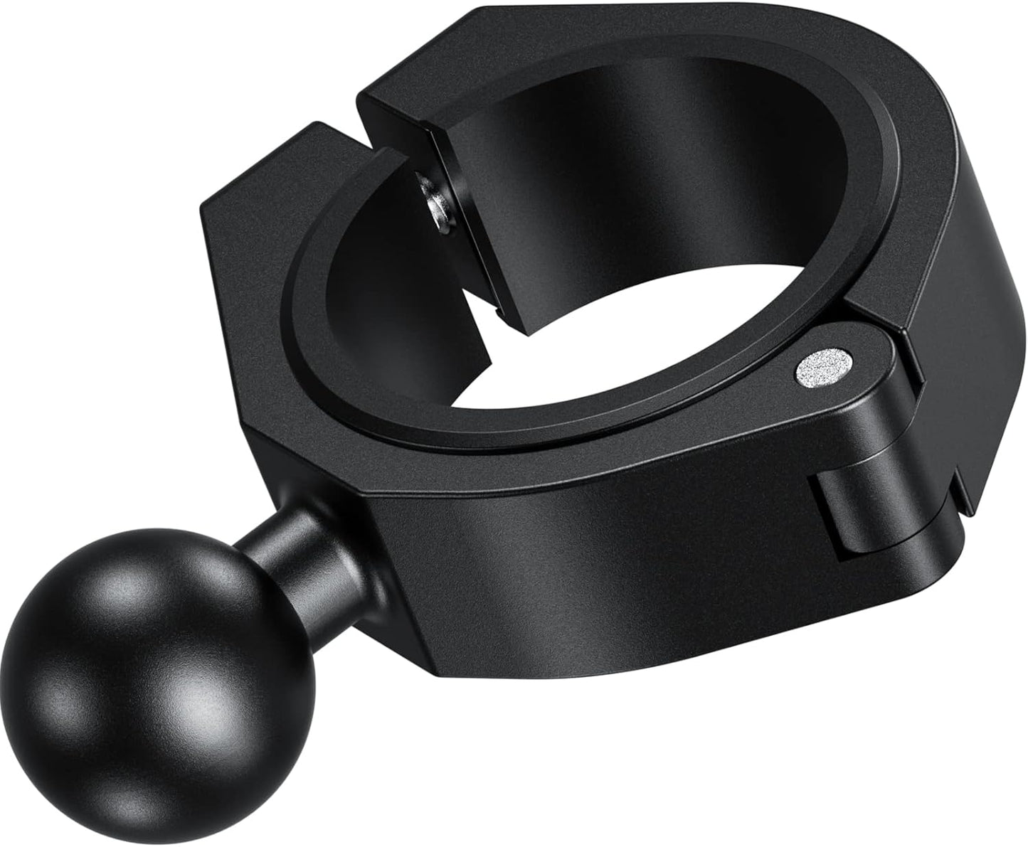 2PCS, Aluminum Alloy Large Bar Clamp Mount with 1'' TPU Ball | Fit 1.5'' / 1.65'' / 1.75'' / 1.85'' / 2'' round Rails & ATV UTV Roll Cages, for RAM Mounts B Size 1'' Ball Double Socket Arm