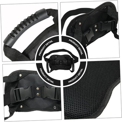 Motorcycle Rear ATV Passenger Grab Handle Security Strap for Snowmobile and Jetski Riding