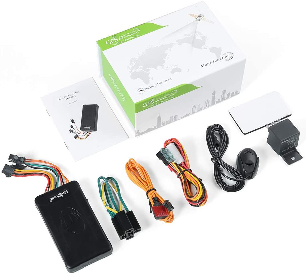 4G GPS Tracker for Vehicles, ST-906L GPS Tracker Locator Real-Time Location Tracking Device with Voice Monitor Car Motorcycle GPS Device for Truck Taxi with No Monthly Fee Platform