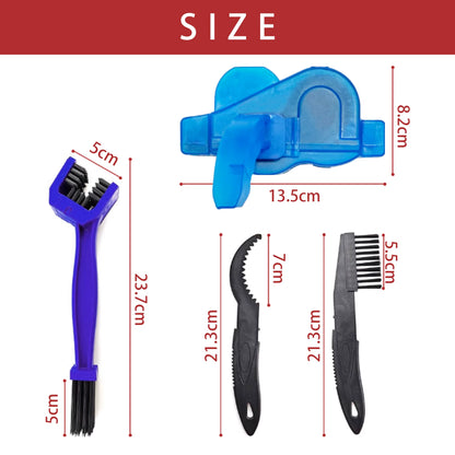 Bike Chain Cleaner, Bike Cleaning Kit, Chain Cleaner for Cycling, Suitable for Mountain Bike, Road Bike, BMX for Drivetrain