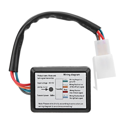 Wireless Helmet LED Safety Light Wireless Motorcycle Helmet LED Safety Light Motorbike Turn Warning Brake Lightbar