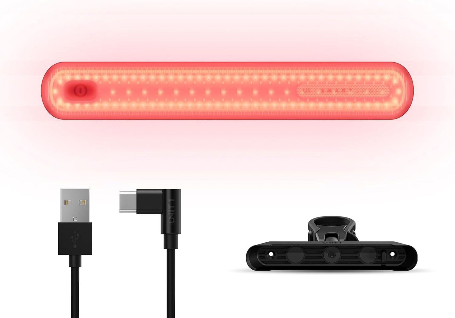 Smart Light | Wireless LED Turn Signals & Brake Light | USB-C Rechargeable | Magnetic Mount | Nav Remote Compatible | App-Controlled Visibility via Ios & Android