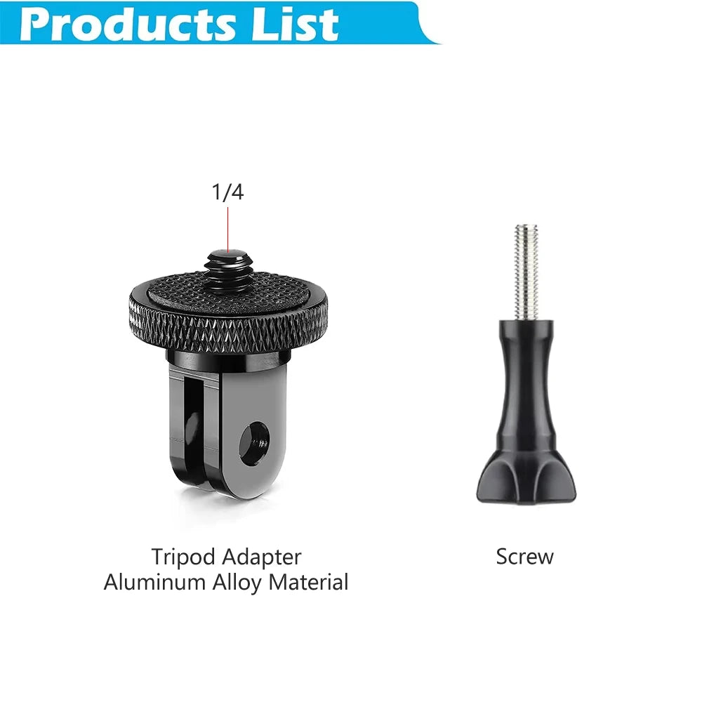 Adjustable Extension Link Connector Arm Joint Accessories for Gopro Hero 13 12 11 10 9 8 7 SJCAM Insta360 DJI OSMO Action Camera
