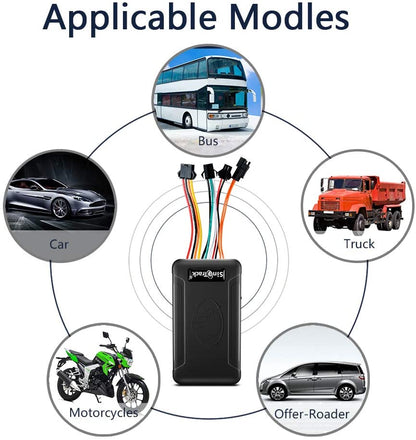 4G GPS Tracker for Vehicles, ST-906L GPS Tracker Locator Real-Time Location Tracking Device with Voice Monitor Car Motorcycle GPS Device for Truck Taxi with No Monthly Fee Platform
