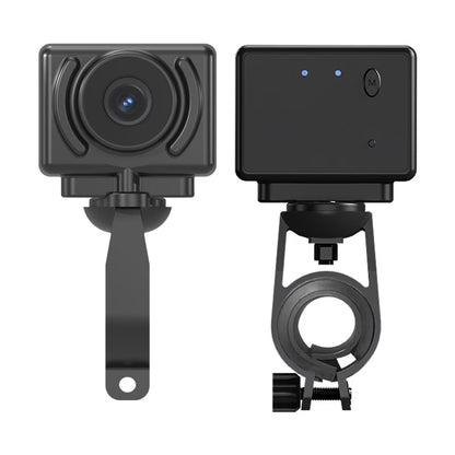 Wifi 2-In-1 Motorcycle Dash Cam & Action Camera 1080P with App, Loop Recording, 140° Wide Angle, Night Vision, Handlebar/Bike Mount
