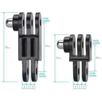Adjustable Extension Link Connector Arm Joint Accessories for Gopro Hero 13 12 11 10 9 8 7 SJCAM Insta360 DJI OSMO Action Camera