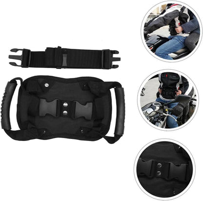Motorcycle Rear ATV Passenger Grab Handle Security Strap for Snowmobile and Jetski Riding