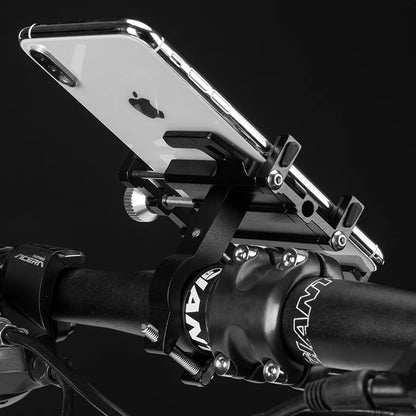 Bike Phone Holder Aluminum Alloy Bike Stand Adjustable 360 Rotation Bicycle Phone Mount Motorcycle Bike Accessories