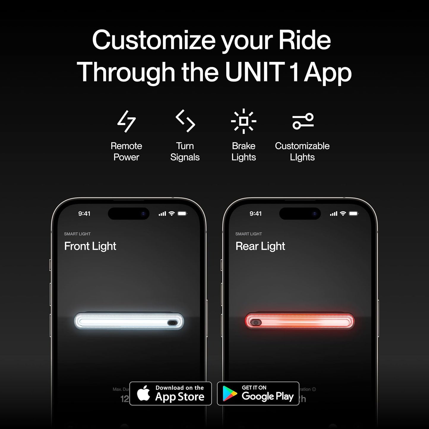 Smart Light | Wireless LED Turn Signals & Brake Light | USB-C Rechargeable | Magnetic Mount | Nav Remote Compatible | App-Controlled Visibility via Ios & Android
