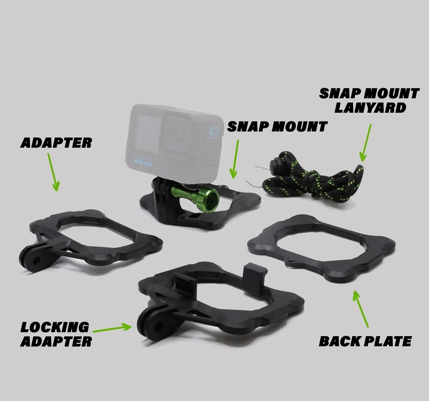 PRO – Magnetic Action Camera Chest Mount for Gopro & DJI Osmo Action