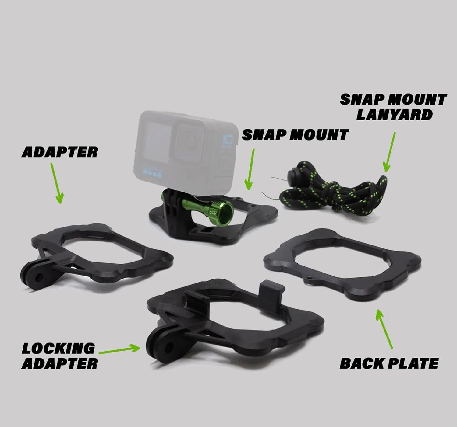 PRO – Magnetic Action Camera Chest Mount for Gopro & DJI Osmo Action