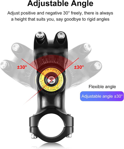 Third Person Perspective Motorcycle Bike Handlebar Mount Selfie Stick Pole for Gopro, Insta360 X4 X3, Action Camera Clamp Monopod Stand 11-44.7 Inch