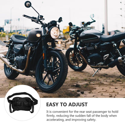 Motorcycle Rear ATV Passenger Grab Handle Security Strap for Snowmobile and Jetski Riding
