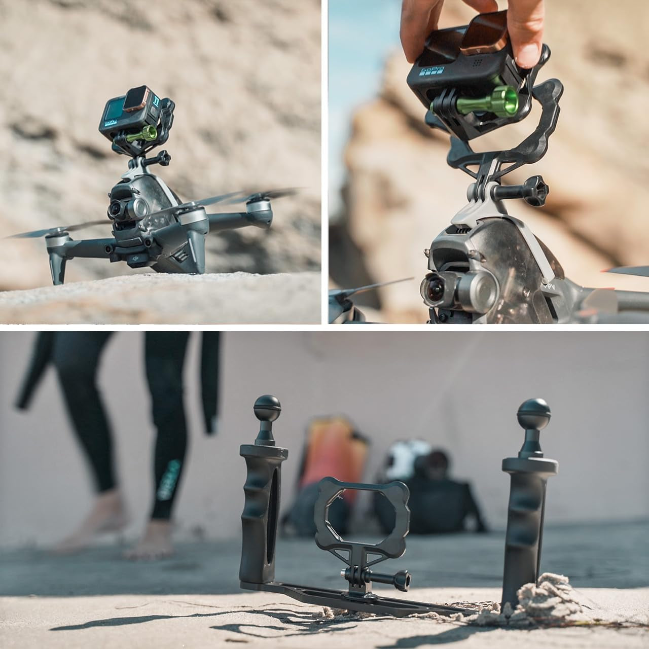 PRO – Magnetic Action Camera Chest Mount for Gopro & DJI Osmo Action