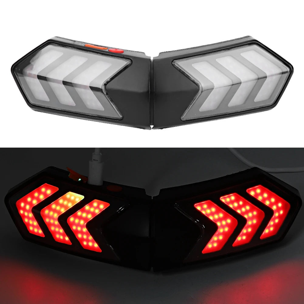 Wireless Helmet LED Safety Light Wireless Motorcycle Helmet LED Safety Light Motorbike Turn Warning Brake Lightbar