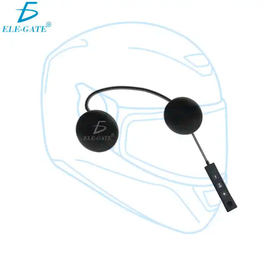 Auriculares Manos Libres con Bluetooth 5.3 para Casco de Motocicleta: Sonido Estéreo, Micrófono y Confort