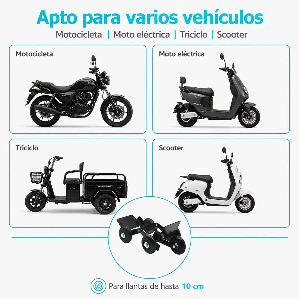 Carro Plegable para Traslado de Motocicleta