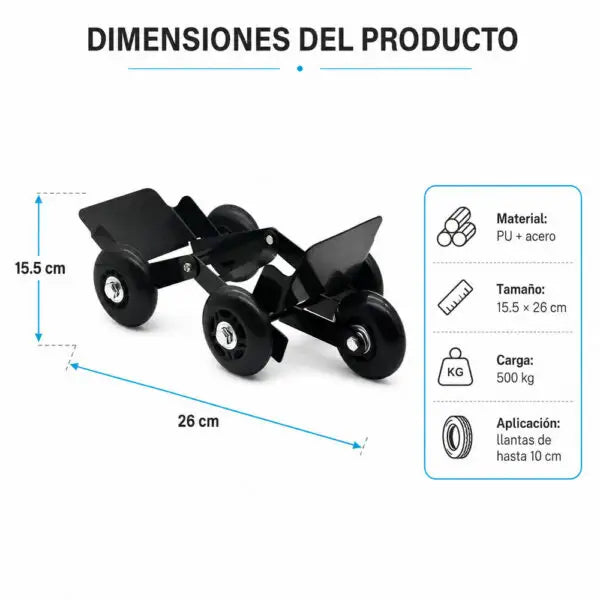 Carro Plegable para Traslado de Motocicleta
