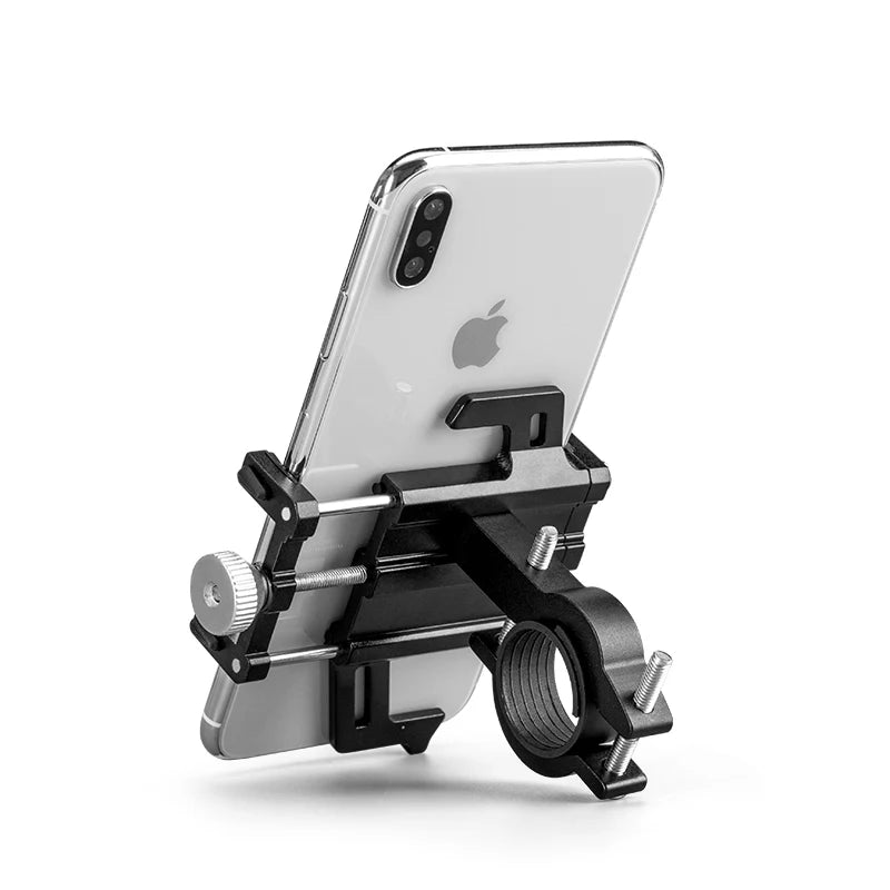 Bike Phone Holder Aluminum Alloy Bike Stand Adjustable 360 Rotation Bicycle Phone Mount Motorcycle Bike Accessories