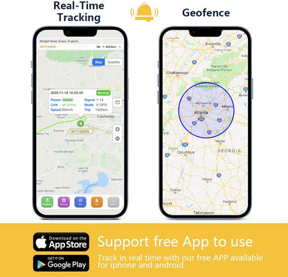 4G GPS Tracker for Vehicles, ST-906L GPS Tracker Locator Real-Time Location Tracking Device with Voice Monitor Car Motorcycle GPS Device for Truck Taxi with No Monthly Fee Platform