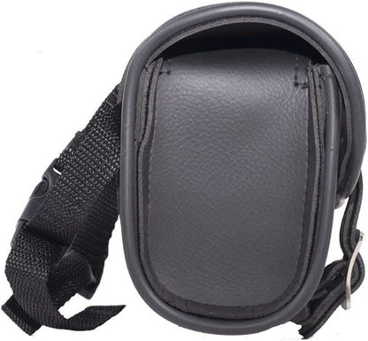 Motorcycle Tool Bag Leather Motorcycle Handlebar Bag Universal Motorcycle Fork Bag Saddlebags Sissy Bar Storage Tool Bag for Motorcycle