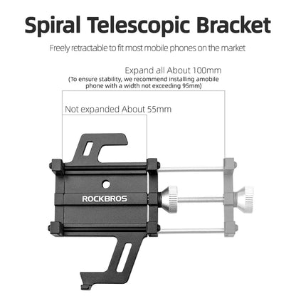Bike Phone Holder Aluminum Alloy Bike Stand Adjustable 360 Rotation Bicycle Phone Mount Motorcycle Bike Accessories