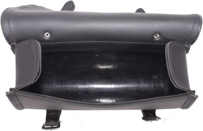 Motorcycle Tool Bag Leather Motorcycle Handlebar Bag Universal Motorcycle Fork Bag Saddlebags Sissy Bar Storage Tool Bag for Motorcycle